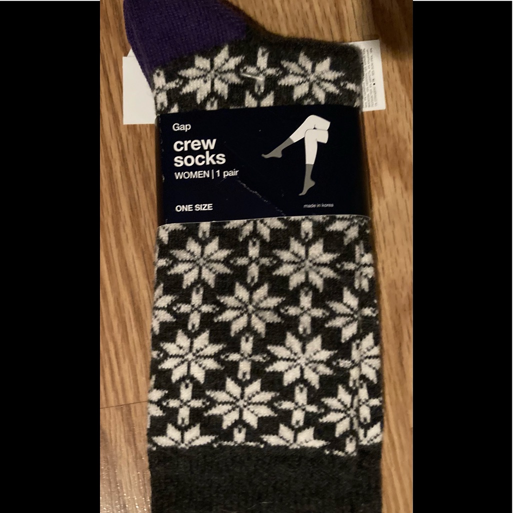 Nwt Gap Crew Socks